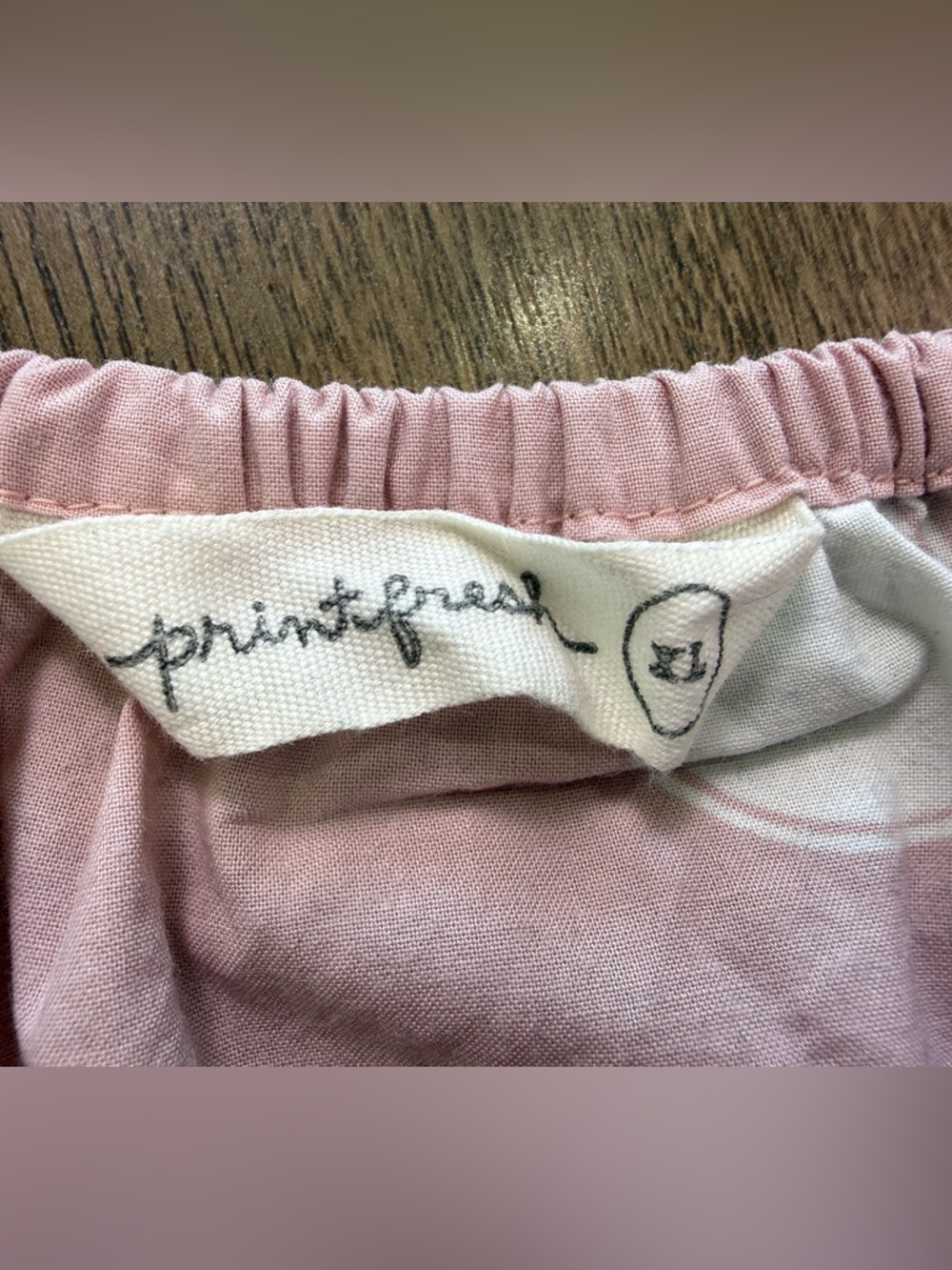Printfresh Pink Polka Dot Organic Cotton Pajama Cami Tank Strappy Boho Top XL - Picture 7 of 9